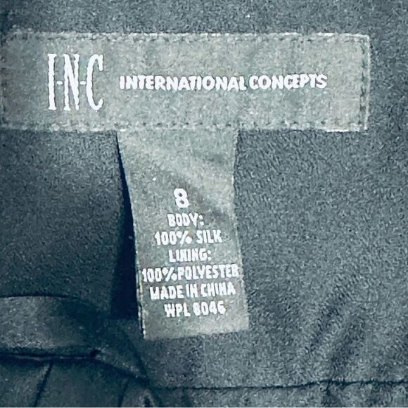 INC International Concepts Black Cami Sz 8 - Picture 2 of 7